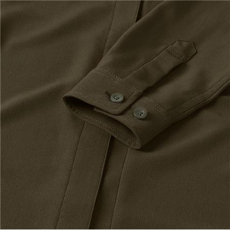 CAMISA MANGAS LARGAS MUJER HARKILA HERLET TECH - CAQUI