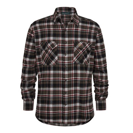 Camisa Mangos Largos Hombre - Marrón Deerhunter Nathan