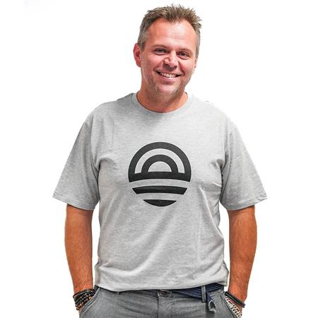 Camiseta De Caça Masculina Chasseur.Com - Cinzento