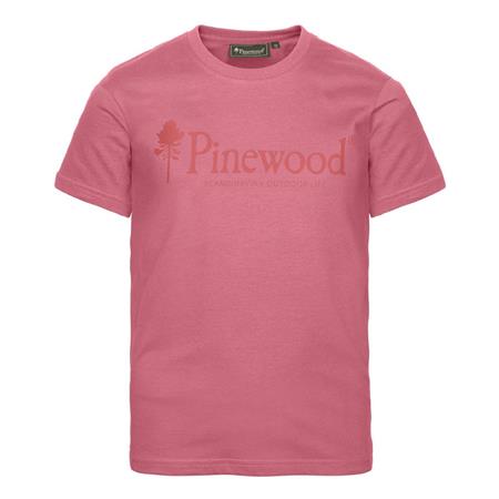 Camiseta De Manga Corta Junior Pinewood Outdoor Life K - Lantana Pink