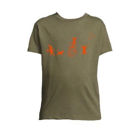 Camiseta Junior Bartavel Lapins Carottes - Caqui
