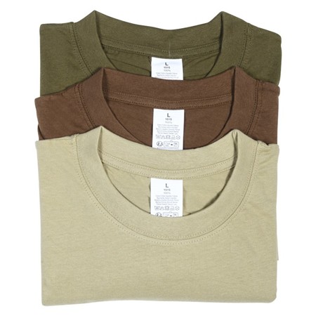 CAMISETA MANGA CURTA HOMEM PERCUSSION LISAS - PACK DE 3