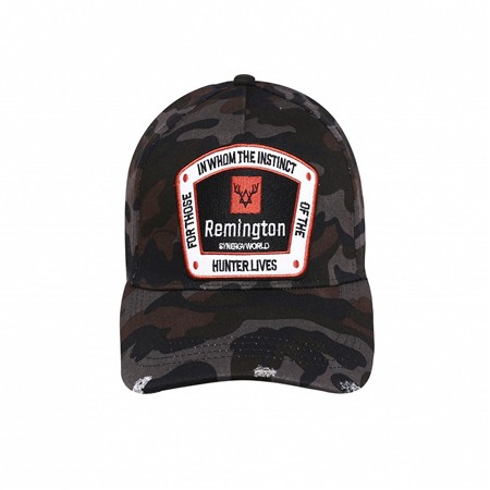 CAPPELLINO REMINGTON DA BASEBALL TRUCKS - NERO MIMETICO