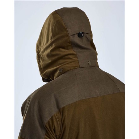 CAPUCHE PINEWOOD SMÅLAND FOREST PADDED HOOD - SUEDE BROWN