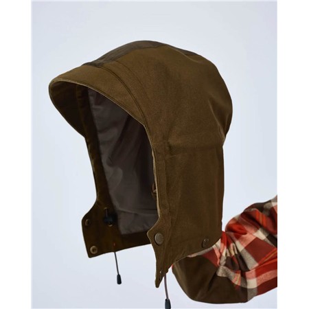 CAPUCHE PINEWOOD SMÅLAND FOREST PADDED HOOD - SUEDE BROWN