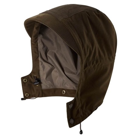 Capuche Pinewood Småland Forest Padded Hood - Suede Brown