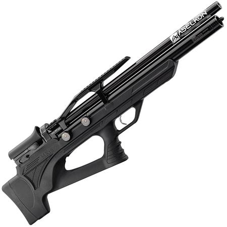 Carabine À Air Comprimé Aselkon Pcp Mx10 Régulateur Jet Black