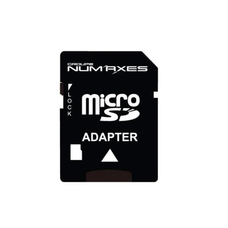 CARTE MICRO SD NUMAXES 128 GB CLASSE 10 AVEC ADAPTATEUR