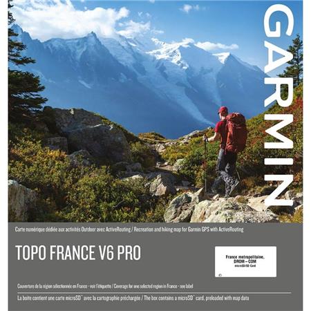 Carte Topo Garmin France V6 Pro