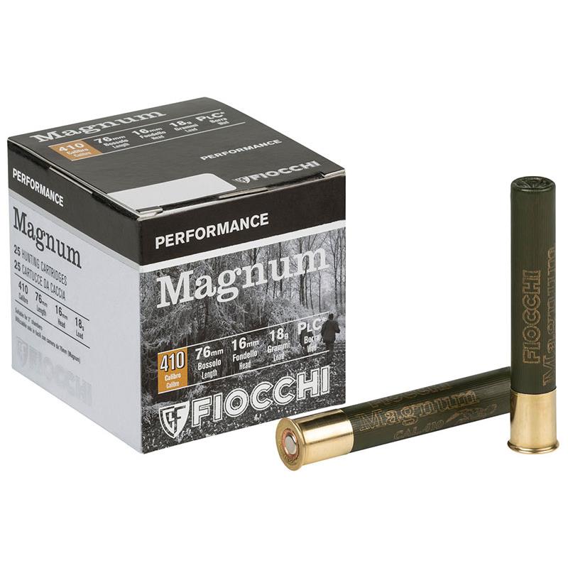 Cartouche de chasse fiocchi magnum - 18g - calibre 410 ...