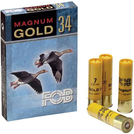 Cartouche De Chasse Fob Gold 34 Magnum - 34G - Calibre 20