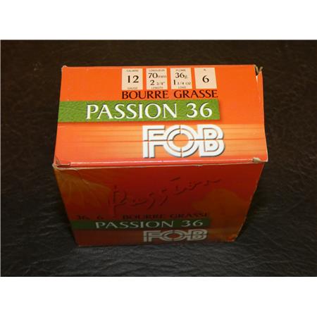 Cartouche De Chasse Fob Passion 36 Bg - 36G - Calibre 12 - N°6