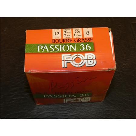 Cartouche De Chasse Fob Passion 36 Bg - 36G - Calibre 12 - N°8