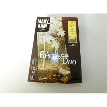 Cartouche De Chasse Mary Arm Becasse Duo - 29G - Calibre 20 - N°9