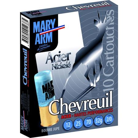 Cartouche De Chasse Mary Arm Chevreuil Acier - 32G - Calibre 12