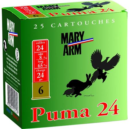 Cartouche De Chasse Mary Arm Puma 24 - 24Gr - Calibre 24