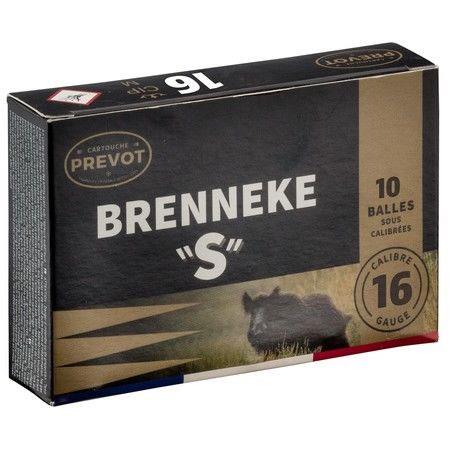 Cartouche De Chasse Prevot Brenneke 'S' - 21G - Calibre 16/67