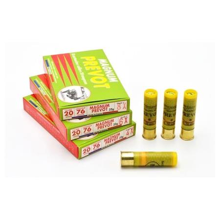Cartouche De Chasse Prevot Magnum 20 - 32G - Calibre 20/76