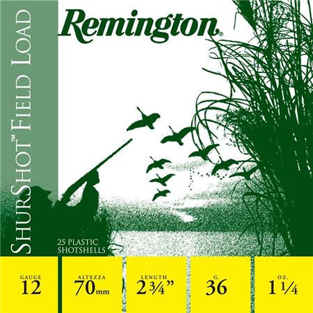 Cartouche De Chasse Remington Shurshot Jupe - 36G - Calibre 12