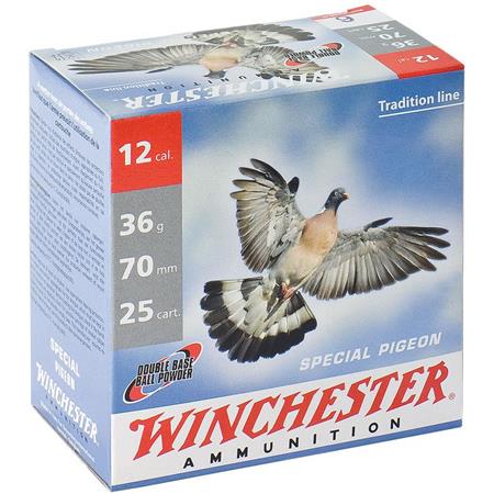 Cartouche De Chasse Winchester Special Pigeon - 36G - Calibre 12/70