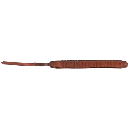 CARTOUCHIÈRE COUNTRY SELLERIE CROUPON CIRÉ MARRON À TUBES
