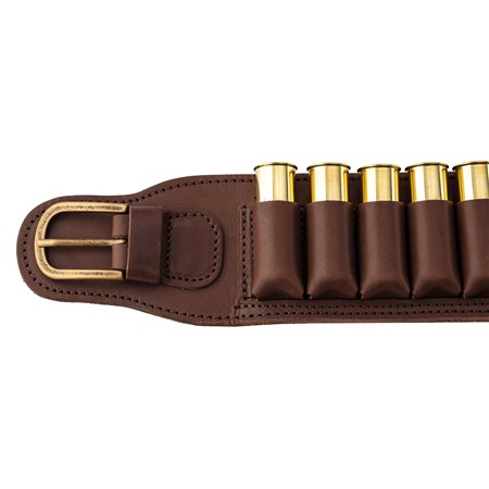 CARTOUCHIÈRE COUNTRY SELLERIE CUIR GRAS À TUBES POUR CARTOUCHES