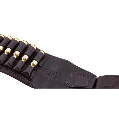 CARTOUCHIÈRE COUNTRY SELLERIE CUIR GRAS POUR 21 BALLES