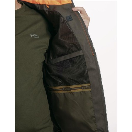 CASACO HOMEM HART ARMOTION CLASS-J - VERDE/LARANJA