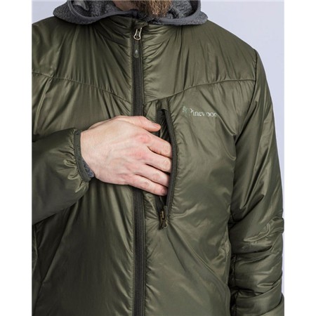 CASACO HOMEM PINEWOOD WOOL INSULATED MIDLAYER - MOSS GREEN