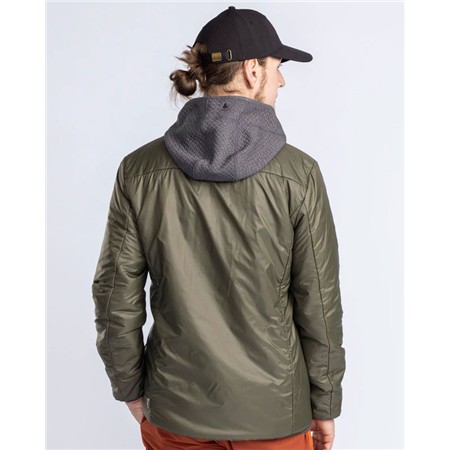 CASACO HOMEM PINEWOOD WOOL INSULATED MIDLAYER - MOSS GREEN