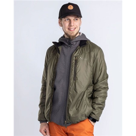 CASACO HOMEM PINEWOOD WOOL INSULATED MIDLAYER - MOSS GREEN