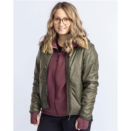 CASACO MULHER PINEWOOD WOOL INSULATED MIDLAYER - MOSS GREEN