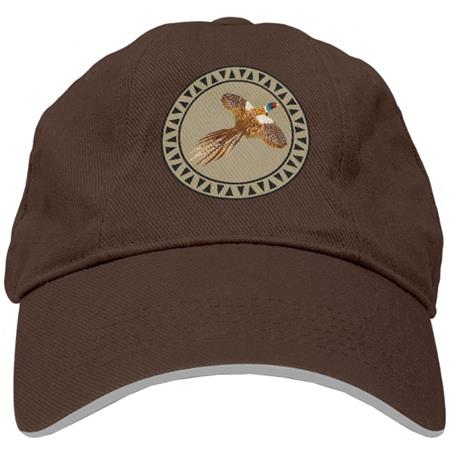 CASQUETTE BARTAVEL CHASSE FAISAN - CHOCOLAT