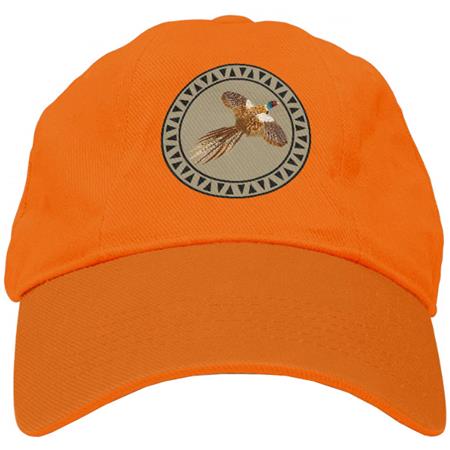 Casquette Bartavel Chasse Faisan - Orange