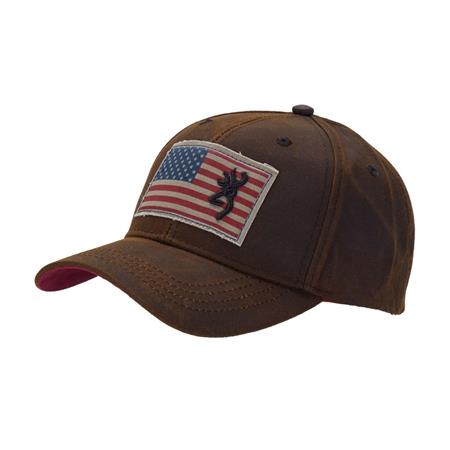 CASQUETTE HOMME BROWNING LIBERTY WAX - MARRON