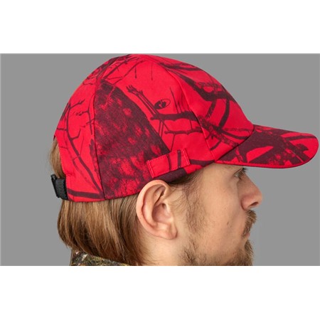 CASQUETTE HOMME HARKILA MOOSE HUNTER 2.0 SAFETY - ROUGE CAMO