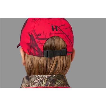 CASQUETTE HOMME HARKILA MOOSE HUNTER 2.0 SAFETY - ROUGE CAMO