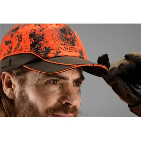 CASQUETTE HOMME HARKILA WILDBOAR PRO - ORANGE/MARRON