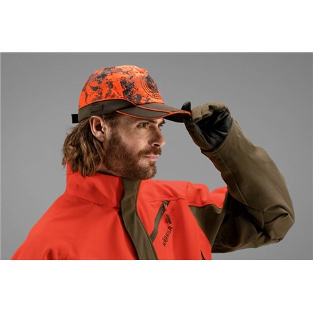 CASQUETTE HOMME HARKILA WILDBOAR PRO - ORANGE/MARRON