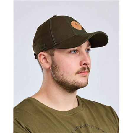 CASQUETTE PINEWOOD FURUDAL WATERPROOF HUNTERS - SUEDE BROWN/MOSSGREEN