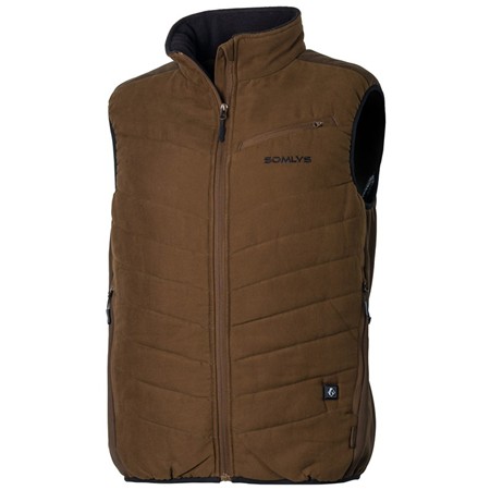 Chaleco Calefactor Hombre Somlys - Marrón