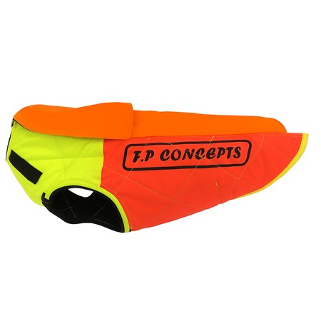 Chaleco De Protección F.P Concepts Caumont Barbeles Con Capa - Naranja/Amarillo