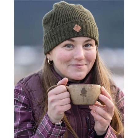 CHAPEAU PINEWOOD KNITTED WOOL - MOSS GREEN MEL