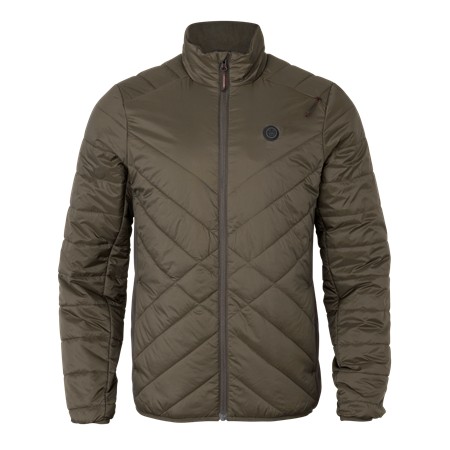 Chaqueta Hombre Harkila Heat Insulated - Verde Sauce/Marrón Sombra