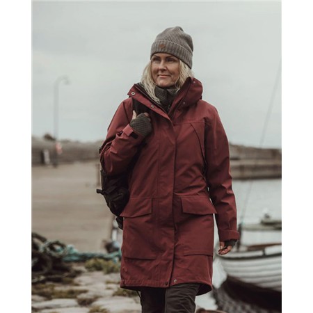 CHAQUETA MUJER PINEWOOD RAIN PARKA - EARTH PLUM