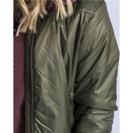 CHAQUETA MUJER PINEWOOD WOOL INSULATED MIDLAYER - MOSS GREEN