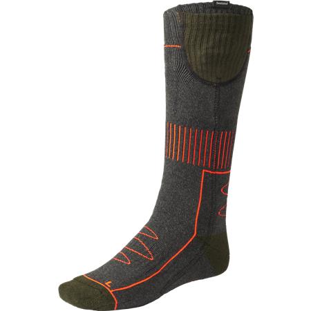 Chaussettes Chauffantes Seeland Celsius Heat - Pine Green Melange