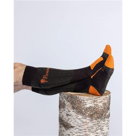 CHAUSSETTES PINEWOOD TECHNICAL LONG WOOL - GREEN/GREEN