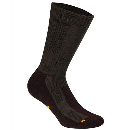 Chaussettes Pinewood Trekking Merino - Vert/Marron