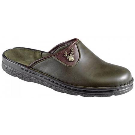 Chaussons En Cuir Pour Homme - Cerf - Fritzmann Fritzmann